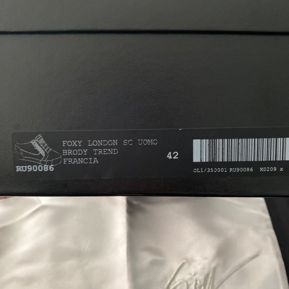 Giuseppe Zanotti Blue Men’s Sneaker Size 42 - Picture 5 of 6